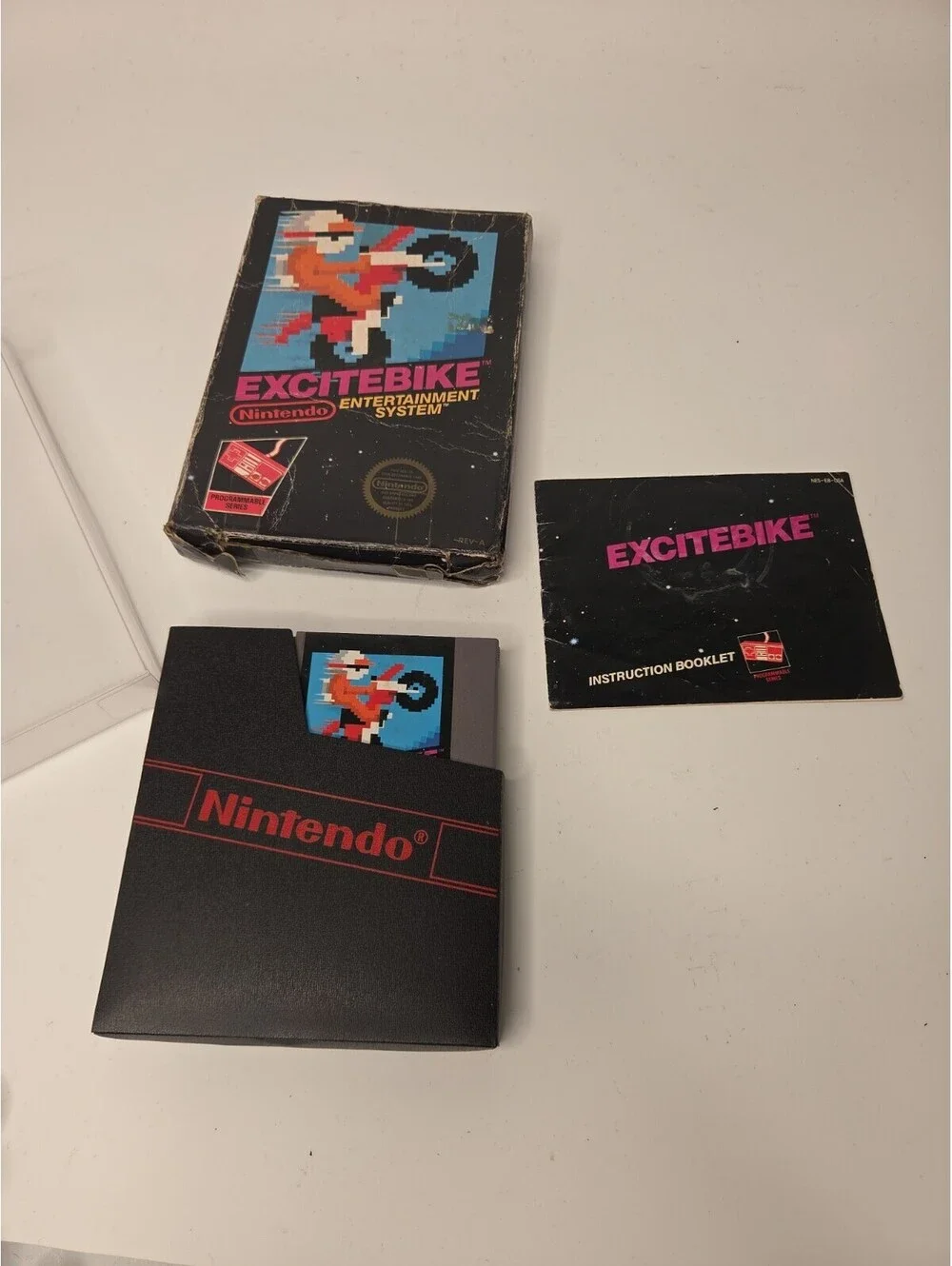 Excitebike (Nintendo Entertainment System CIB Original Styrofoam